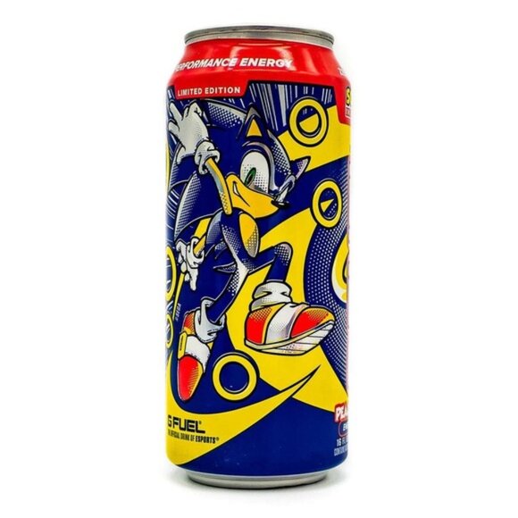 Sonic Other - Sonic’s Peach Rings Energy Drink Empty 16 oz Can